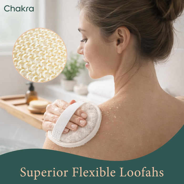 Sisal Exfoliating Loofah Pad Scrubber