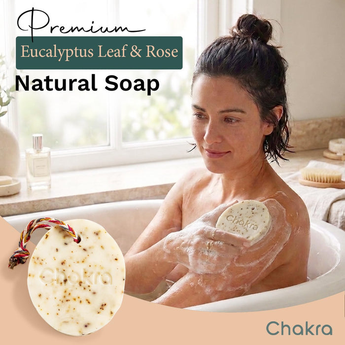 Natural Soap Bar 7.1 oz Eucalyptus / Rose Petal