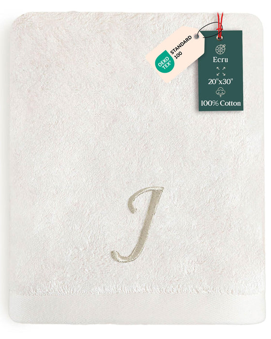 Solid Hand Towel 20x30 inch (J) Ecru