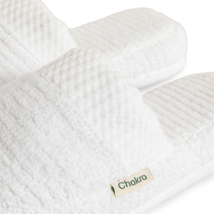 Eva Unisex Indoor House Slippers White