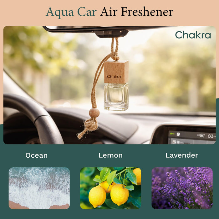 Car Air Freshener Hanging Diffuser 0.17 oz Aqua