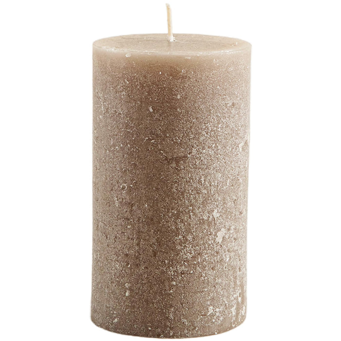 Glacier Pillar Candle 2.75x4.72 inch Mink