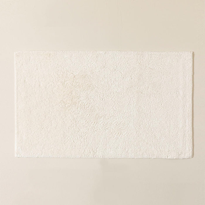 Solid Bamboo Bath Mat 24x40 inch Ecru
