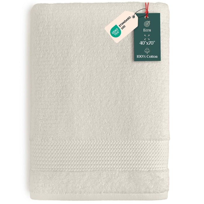 Eva Bath Sheet 40x70 inch Ecru
