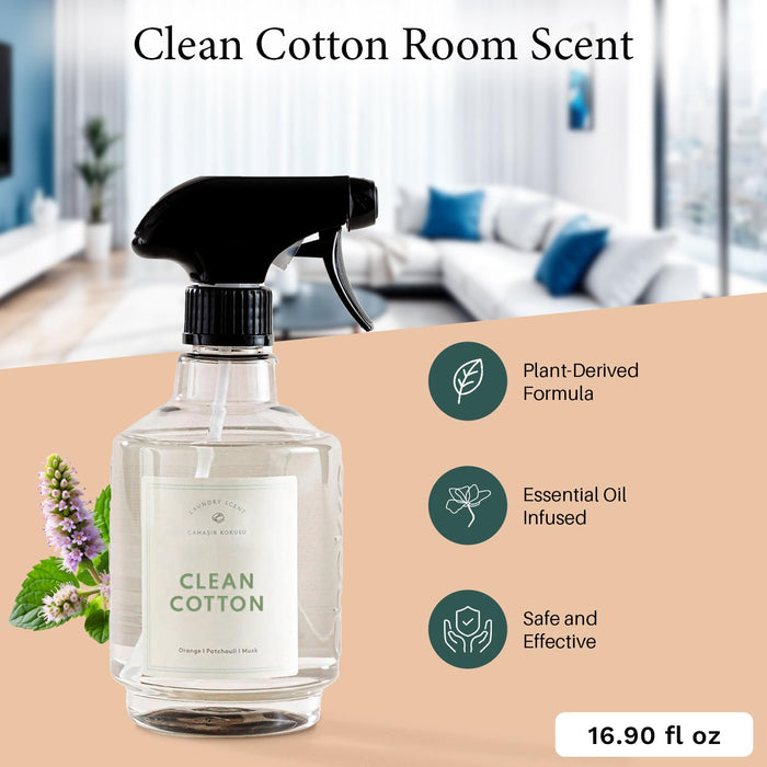 Air Freshener Room Spray 16.9 oz Clean Cotton