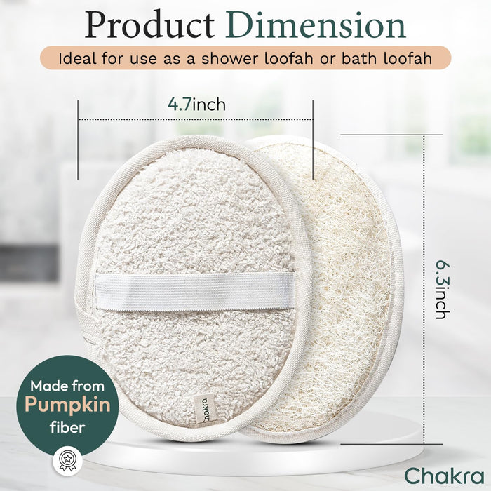 Loofah Exfoliating Loofah Pad Scrubber