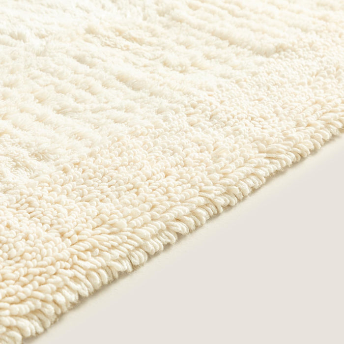 Eleta Bath Mat 28x51 inch Ecru