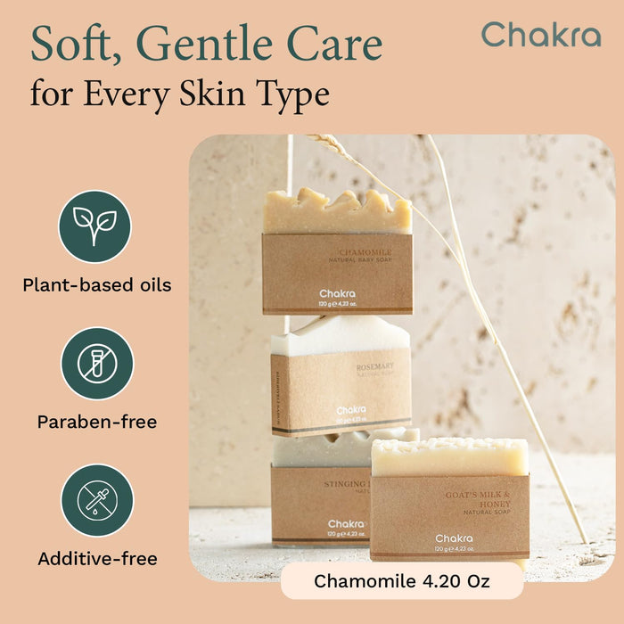 Natural Soap Bar 4.2 oz Chamomile
