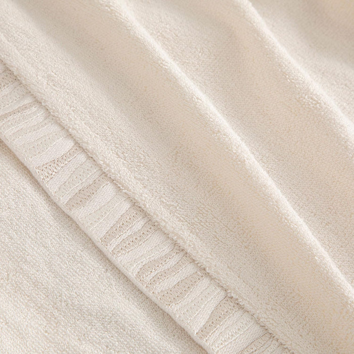 Perla Unisex Terry Cloth Bathrobe Ecru
