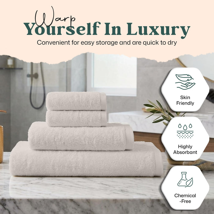 Solid Bath Towel 30x56 inch Grey