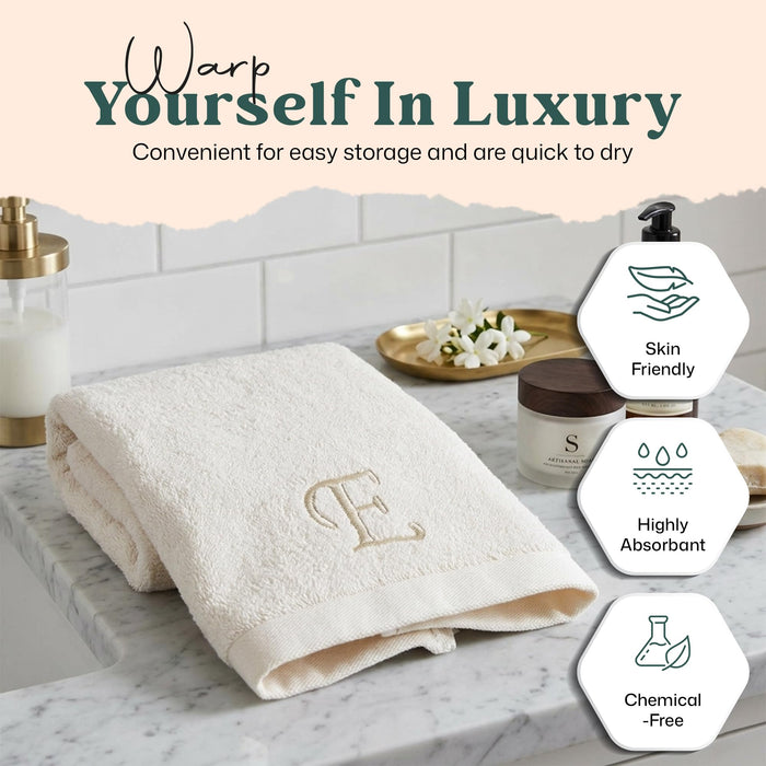 Solid Hand Towel 20x30 inch (E) Ecru