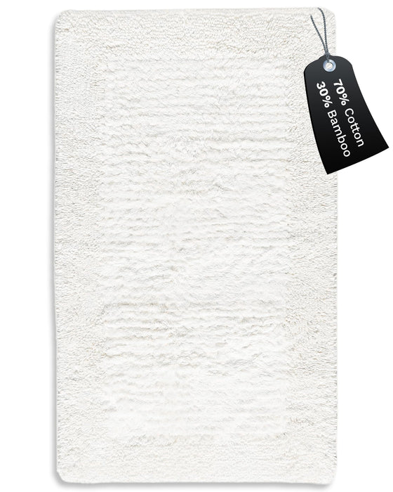 Bradenton Bath Mat 28x51 inch White