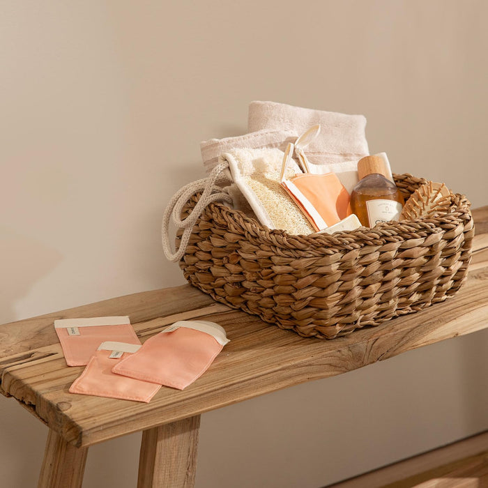 Loofah Exfoliating Back Scrubber Mitt