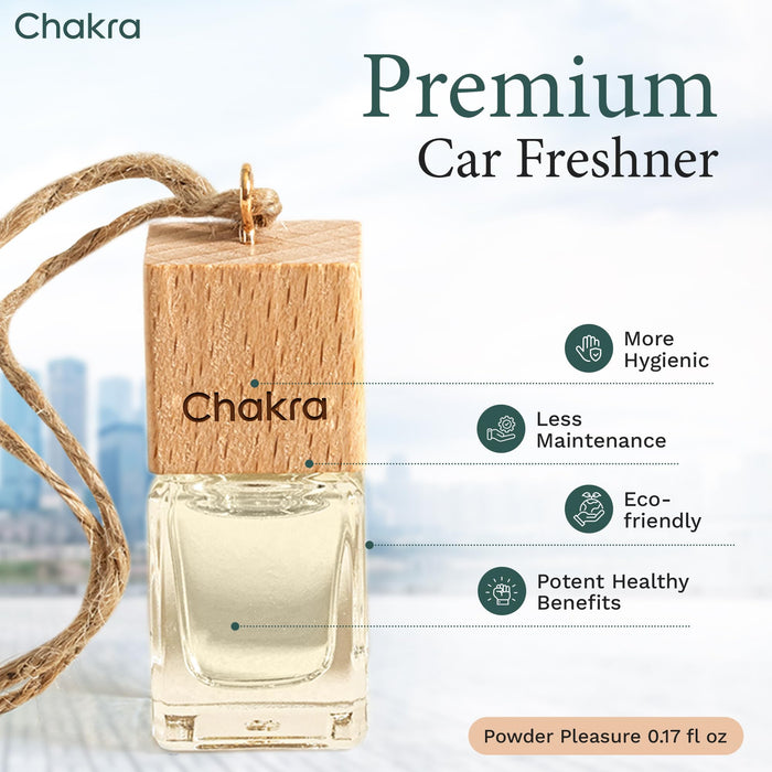 Car Air Freshener Hanging Diffuser 0.17 oz Powder Pleasure