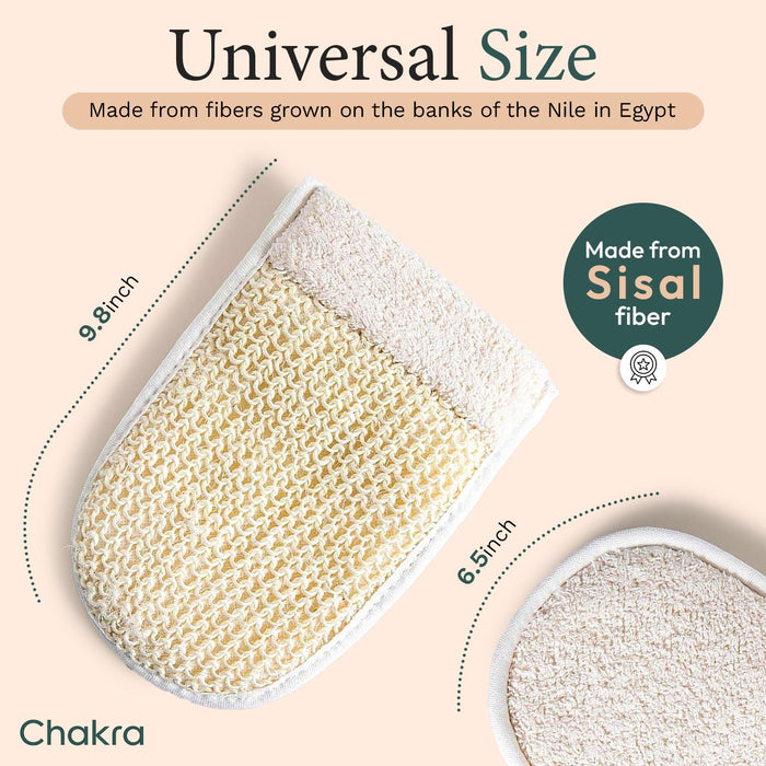 Loofah Exfoliating Hand Mitt