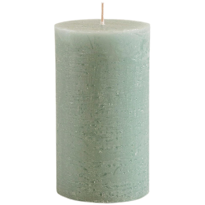 Glacier Pillar Candle 2.75x4.72 inch Green