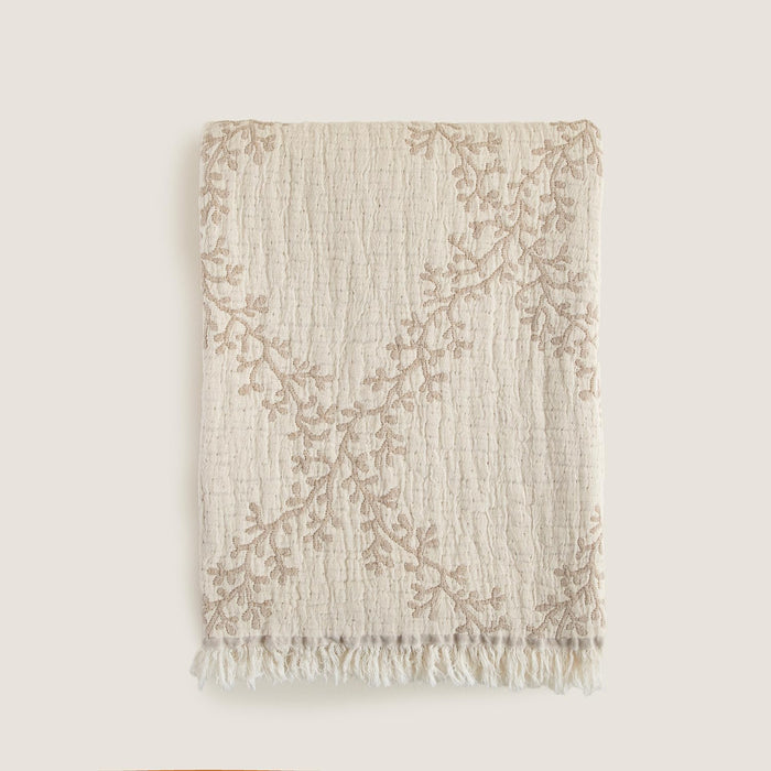Dias Couch Throw 55x75 inch Natural