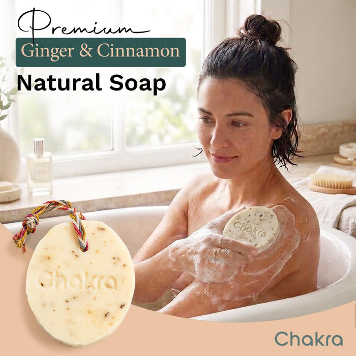 Natural Soap Bar 7.1 oz Ginger Root / Cinnamon