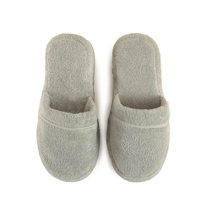 Solid Unisex Indoor House Slippers Smoke Green