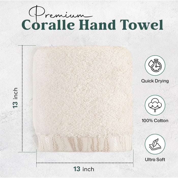 Perla Washcloth 13x13 inch Ecru