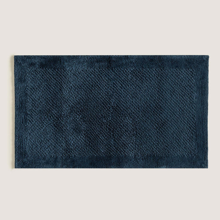 Malawi Bath Mat 28x51 inch Marine Blue