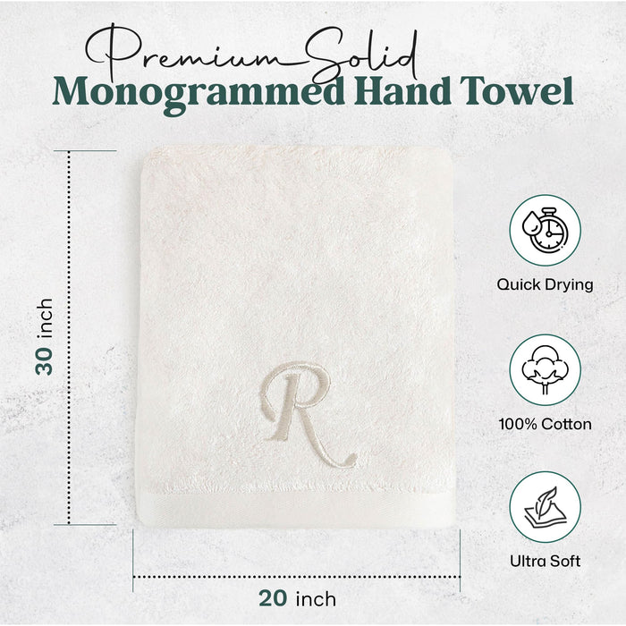 Solid Hand Towel 20x30 inch (R) Ecru