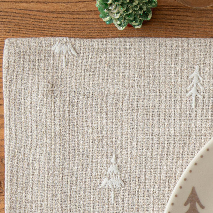 Alarce Dining Table Placemats 14x20 inch Ecru