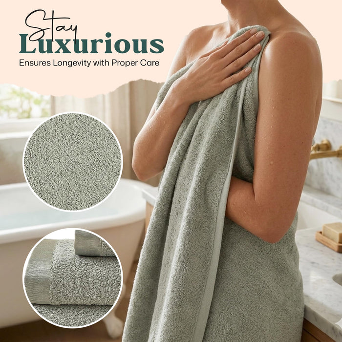 Floss Bath Towel 30x56 inch Smoke Green
