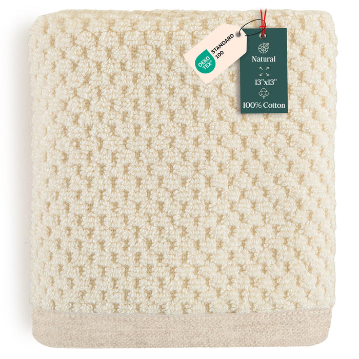 Isola Washcloth 13x13 inch Natural