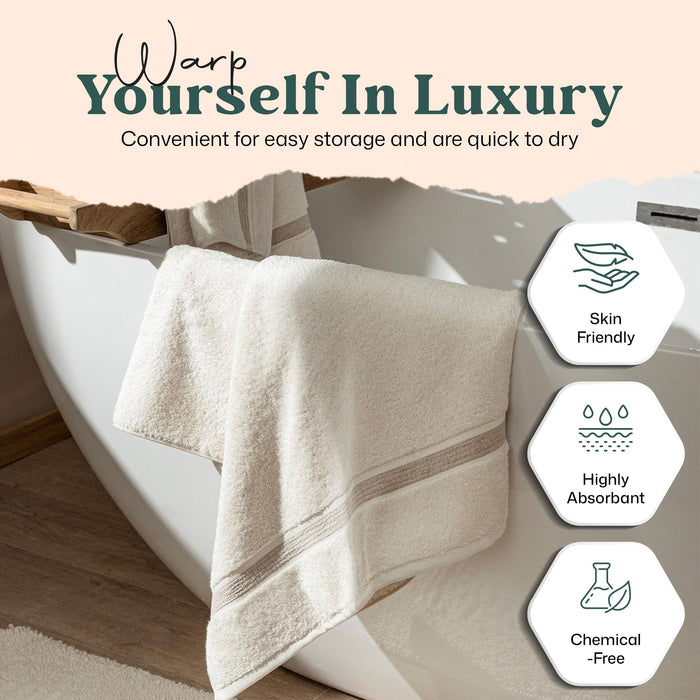 Stella Bath Towel 30x56 inch Natural