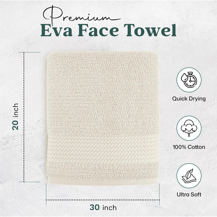 Eva Hand Towel 20x30 inch Ecru