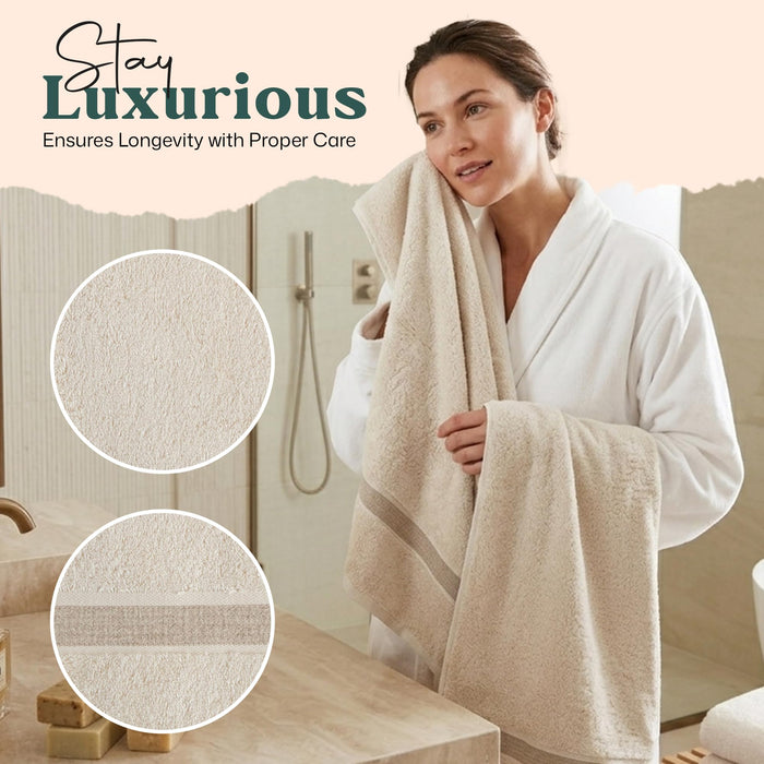 Stella Bath Towel 30x56 inch Natural