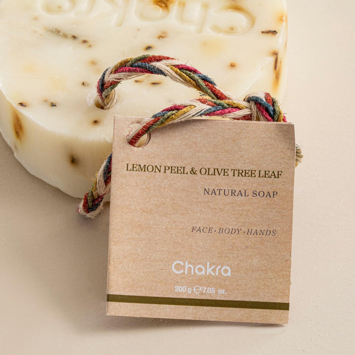 Natural Soap Bar 7.1 oz Lemon Peel / Olive Tree Leaf