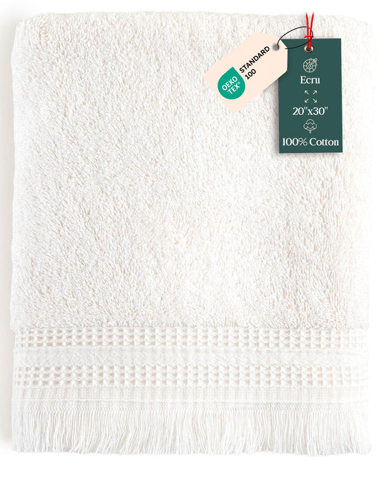 Debora Hand Towel 20x30 inch Ecru