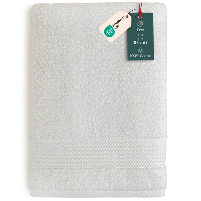 Eva Bath Towel 30x56 inch White