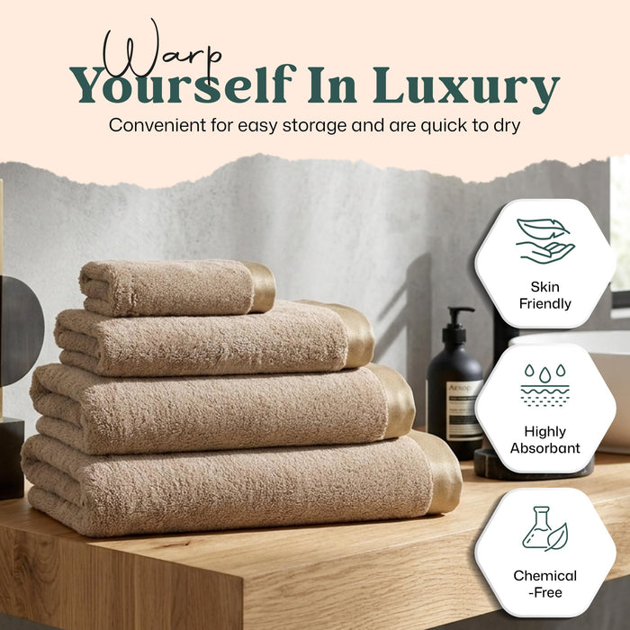 Floss Bath Sheet 40x70 inch Dark Beige