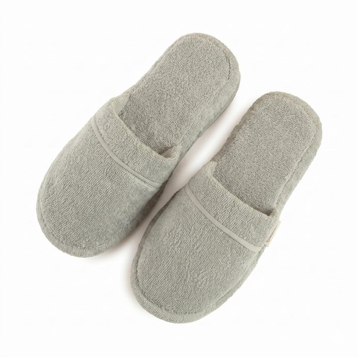 Solid Unisex Indoor House Slippers Smoke Green