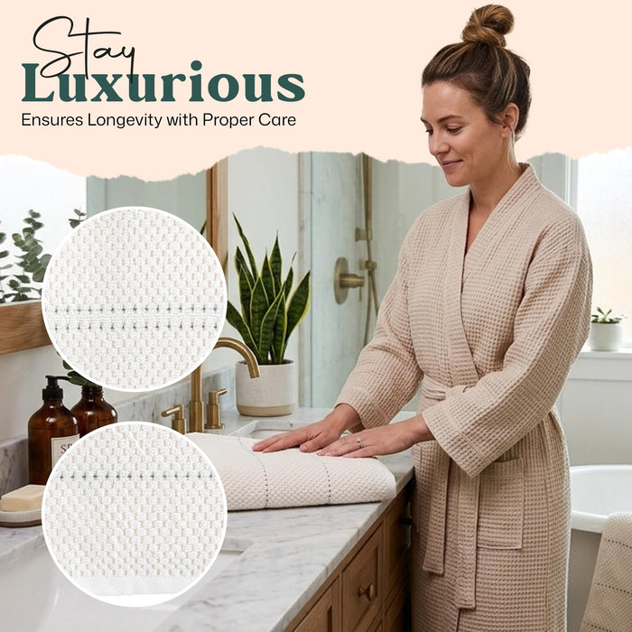 Etoile Bath Sheet 40x70 inch Ecru