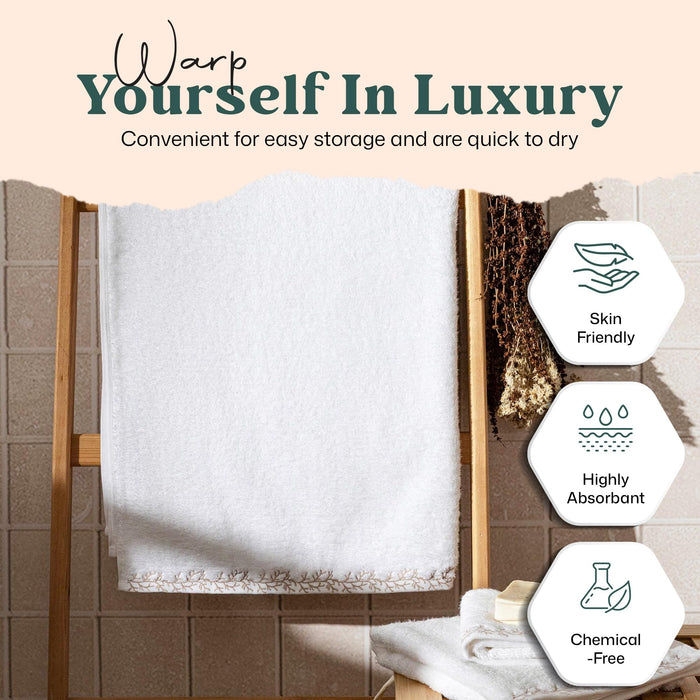 Coralle Washcloth 13x13 inch Ecru