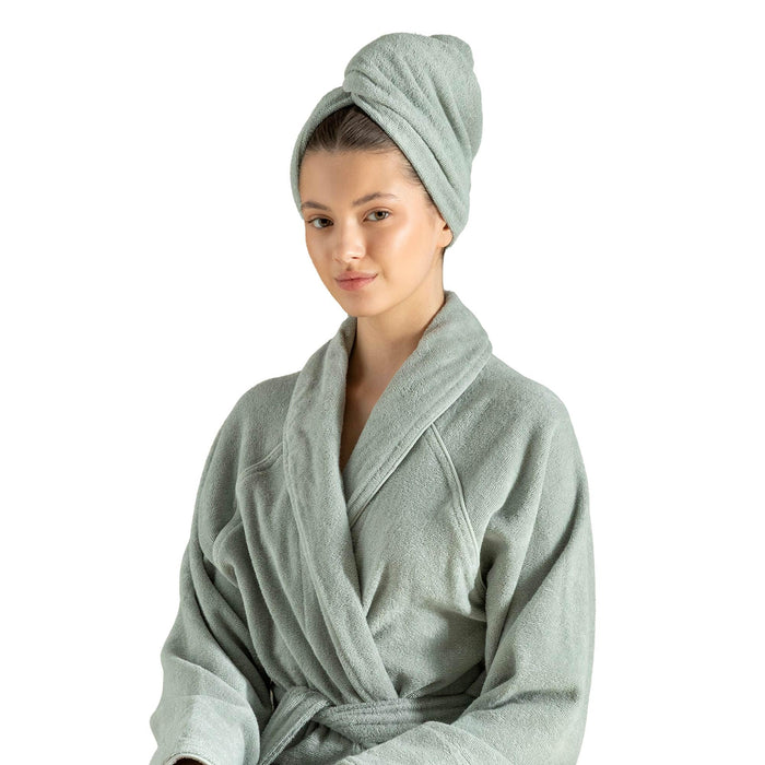 Solid Hair Bonnet Smoke Green