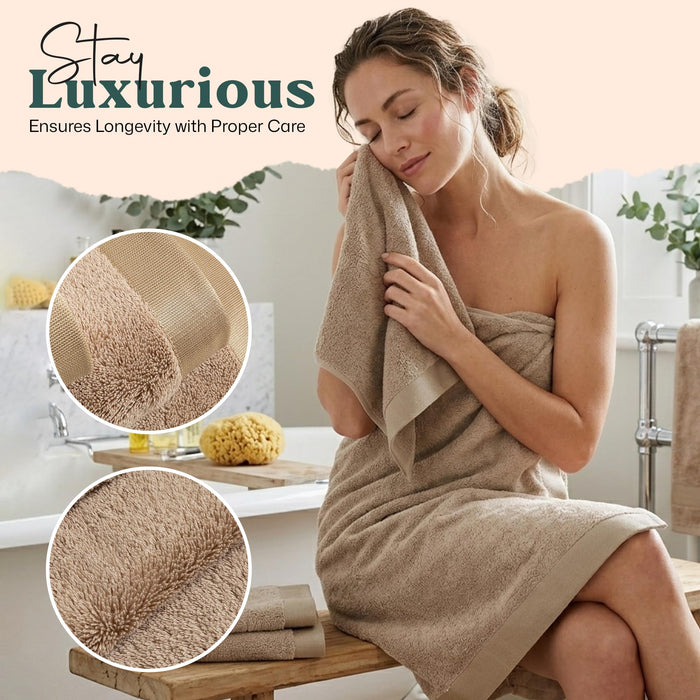 Floss Bath Sheet 40x70 inch Dark Beige