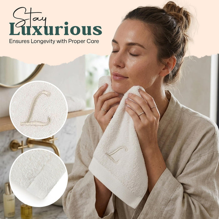 Solid Hand Towel 20x30 inch (L) Ecru