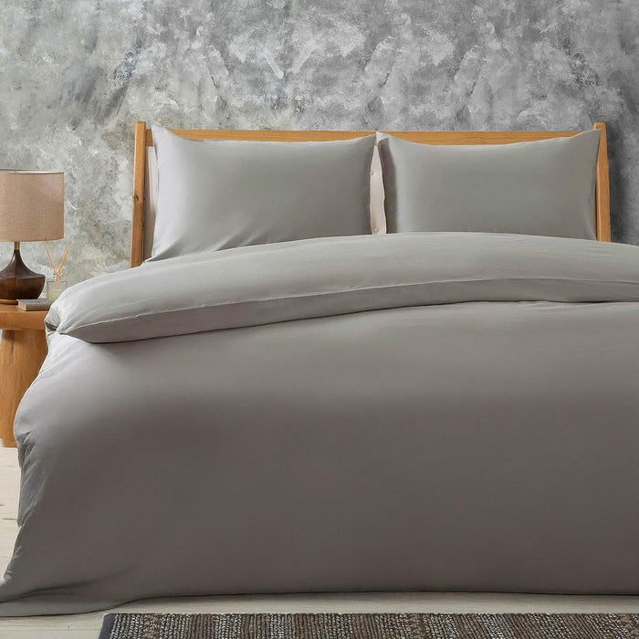Alana King Duvet Cover 90x92 inch Grey