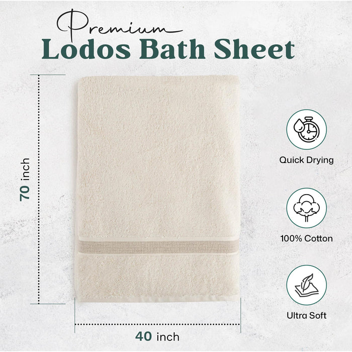 Stella Bath Sheet 40x70 inch Natural