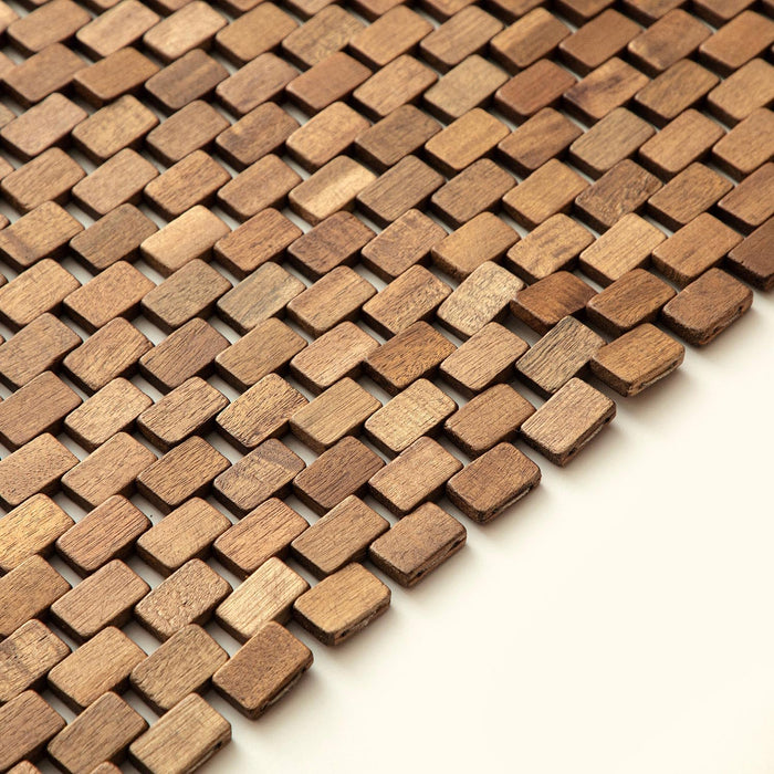 Pinta Wooden Bath Mat 28x51 inch Natural