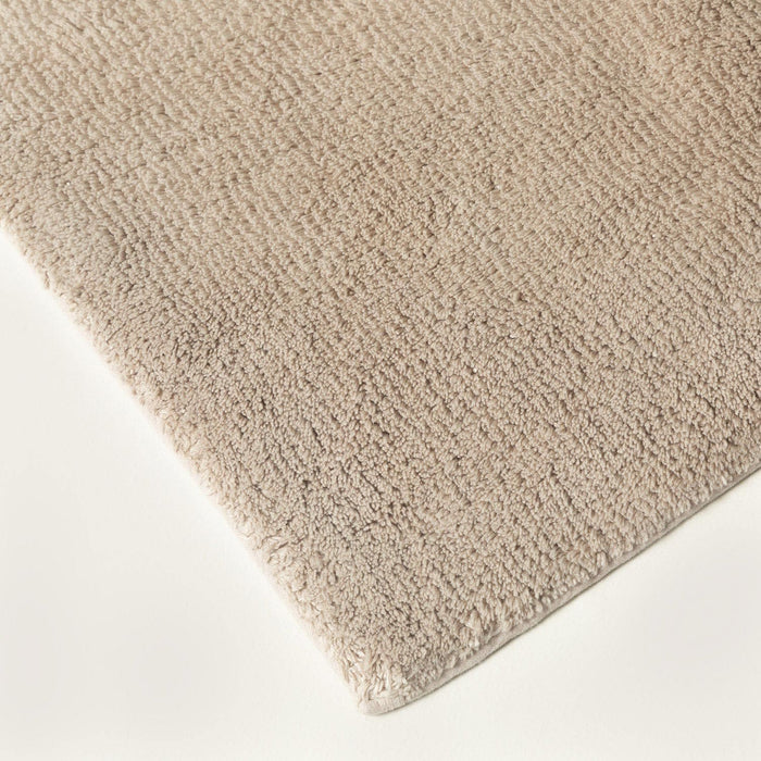 Solid Bath Mat 16x24 inch Dark Beige