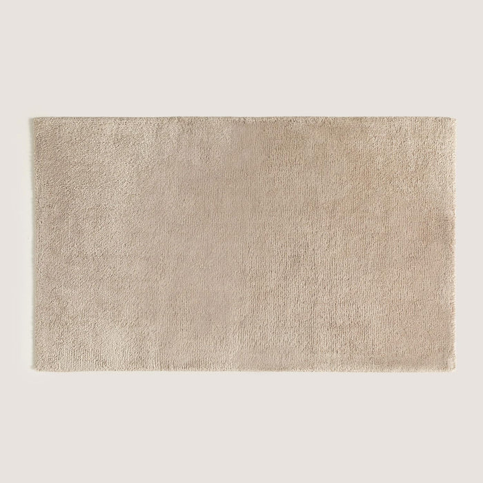 Solid Bamboo Bath Mat 24x40 inch Dark Beige