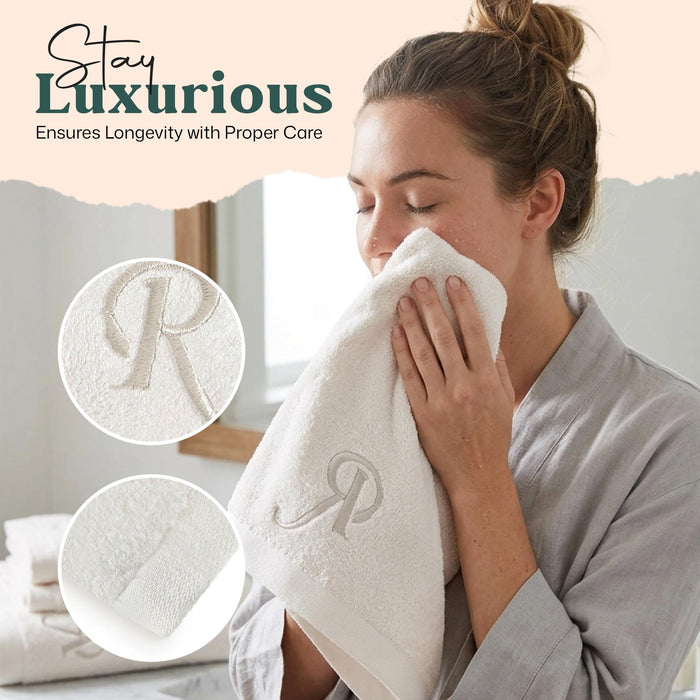 Solid Hand Towel 20x30 inch (R) Ecru