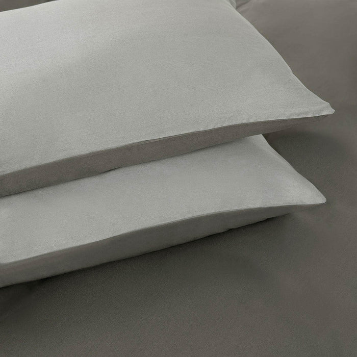 Bettie Duvet Cover Set 90x92 inch Dark Grey