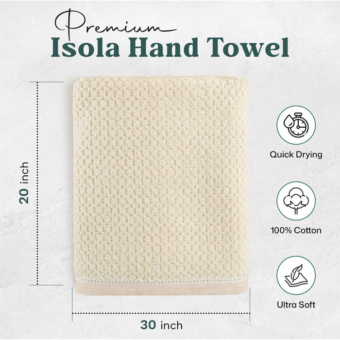 Isola Hand Towel 20x30 inch Natural